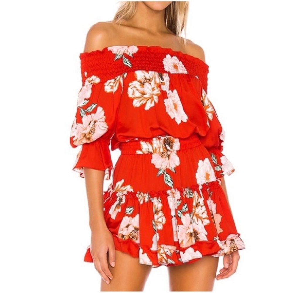 MISA Los Angeles Darla Mini Dress in Poppy Floral